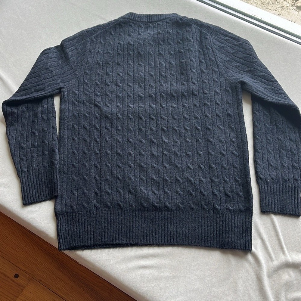 Jcrew Men’s Cable crewneck sweater in extra-soft yarn - Picture 5 of 5